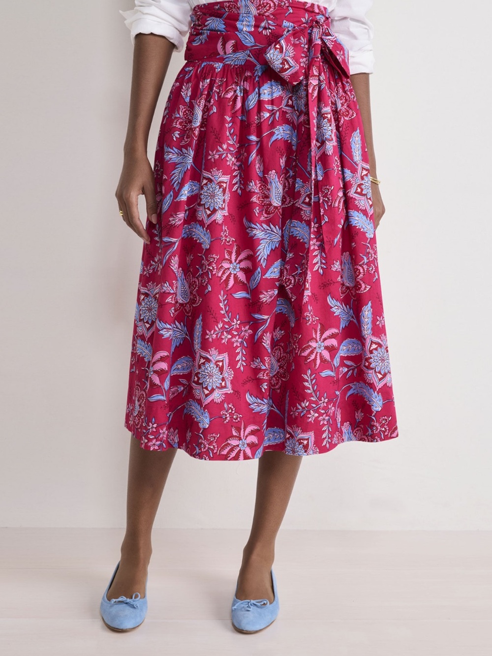 Vineyard Vines Mae Tie Floral Skirt